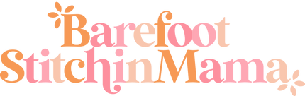 Barefoot Stitchin Mama logo
