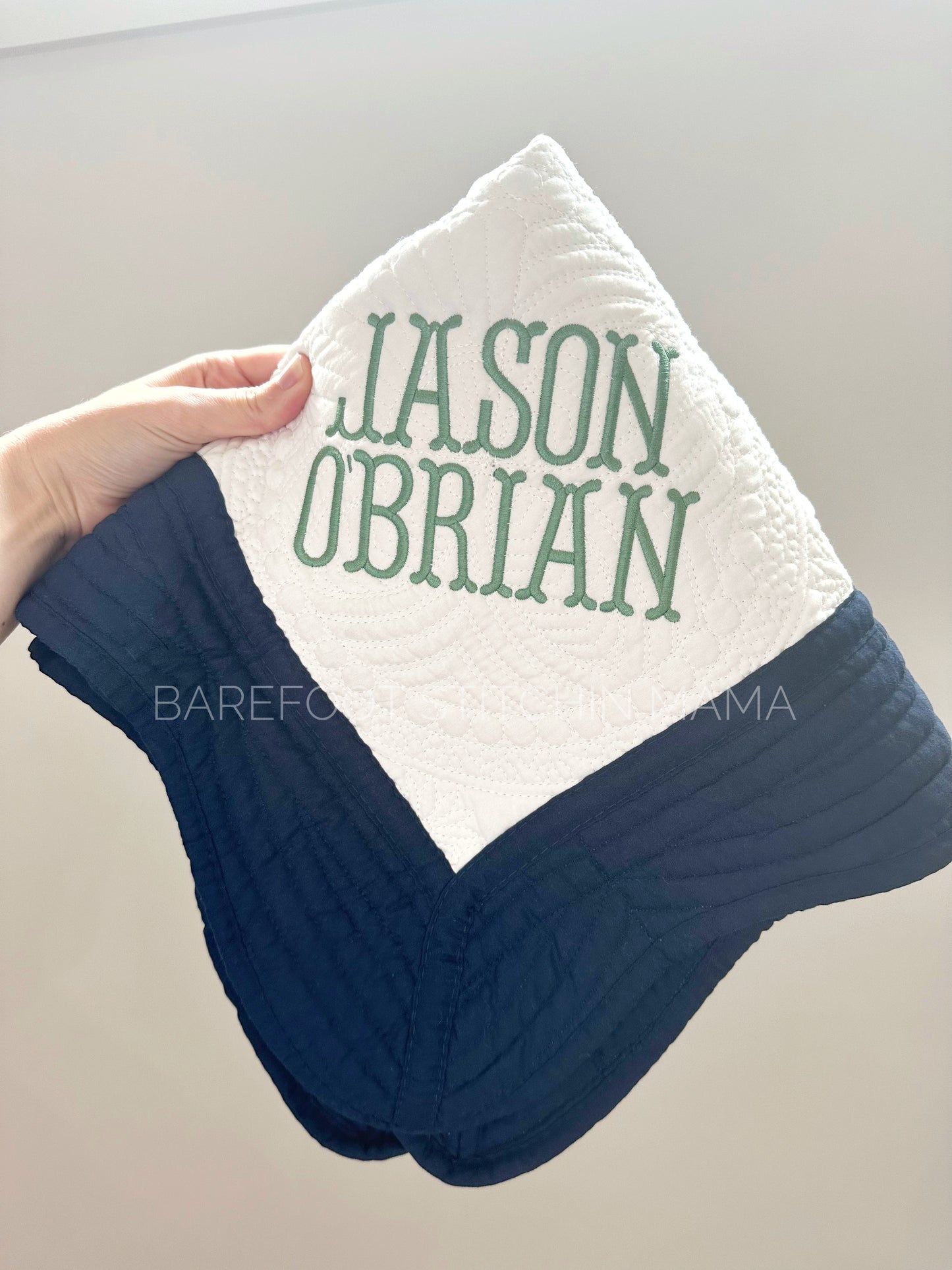 Baby Quilt with Name or Monogram