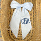 Monogrammed Bow Sash