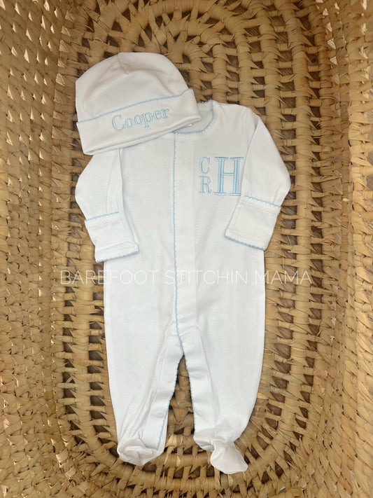 Personalize Footed Sleeper Set