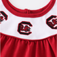 Gamecock Embroidered Ruffle Set